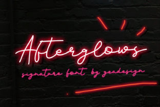 Afterglows: The Dreamy Script Font for Scroll-Stopping Visuals