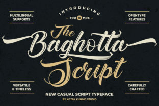 Baghotta: A Stunning Handwritten Font for Sophisticated Editorial Design