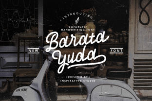 Baratayuda: The Elegant Handwritten Font for Vintage Branding