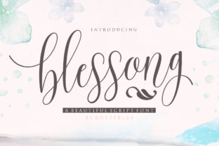 Blessong: A Handwritten Script Font for Digital Branding