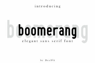Boomerang Handwritten Font for Modern Web Design Projects