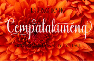 Cempalakuneng: A Modern Calligraphy Font for Standout Editorial Design