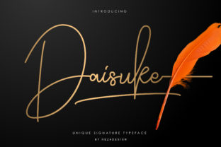 Daisuke: A Light Script Handwritten Font for Elegant Craft Projects