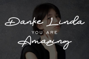 Danke Linda: A Quirky Script Handwritten Font for Editorial Design