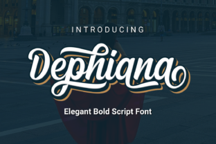 Dephiana: A Romantic Script Handwritten Font for Elegant Branding