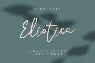 Eliotica: The Handwritten Font for Modern Brand Identity