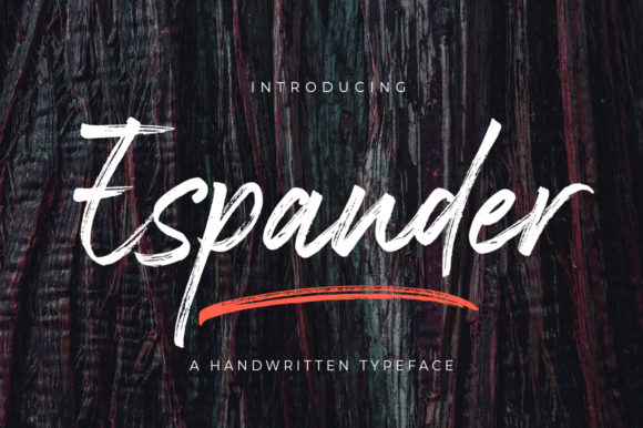 Espander: A Bold Handwritten Font for Playful Brand Identities