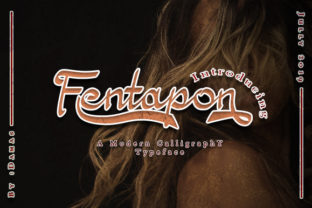 Fentapon: A Nostalgic Script Handwritten Font for Editorial Design