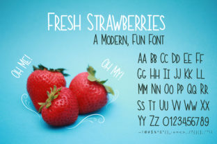 Fresh Strawberries: The Modern Sans Serif Font for Eye-Catching Brand Design