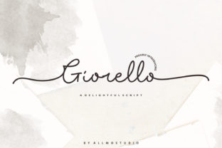 Giorello: A Sophisticated Script Handwritten Font for Editorial Design
