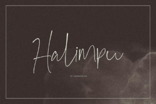 Halimpu: The Handwritten Typeface for Contemporary Editorial Design