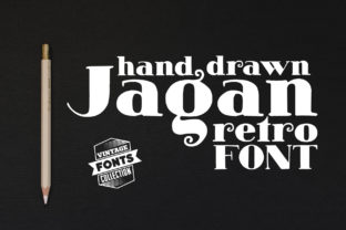 Jagan: A Retro Serif Typeface for Editorial Design