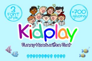 Kidplay: The Whimsical Handwritten Font for Standout Craft Designs