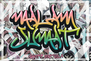 Malam Jumat Vol.4 Graffiti Typeface for Urban Web Design