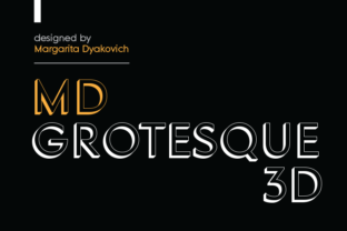 MD Grotesque 3D: A Modern Typeface for Professional Brand Identity