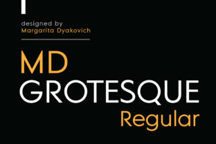 MD Grotesque Regular: The Minimalist Sans Serif