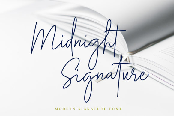 Midnight Signature: A Handwritten Script for Authentic Editorial Design
