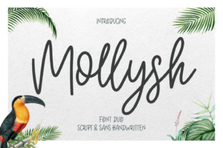 Mollysh: A Whimsical Script Handwritten Font for Creative Branding