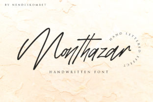 Monthazar: The Strikingly Light Script Handwritten Font for Modern Brands
