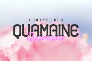 Quamaine Duo: A Modern Serif Typeface for Boutique Branding