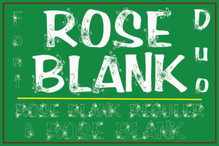 Rose Blank: An Elegant Decorative Font for Boutique Branding