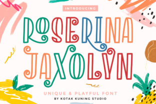 Roserina Jaxolyn: A Whimsical Handwritten Font for Creative Makers