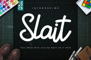 Slait Handwritten Font for Charming Craft Designs