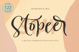 Stay Stopeer Duo: A Handwritten Font Duo for Digital Branding