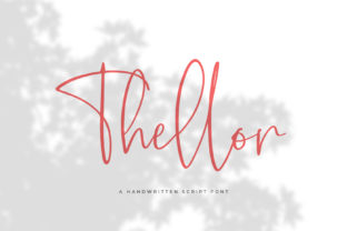 Thellor: The Elegant Handwritten Script Font for Polished Branding