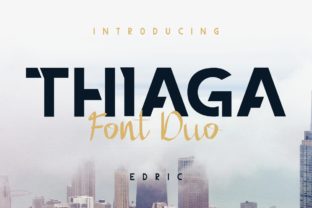 Thiaga Duo: A Modern Sans Serif Typeface for Editorial Design