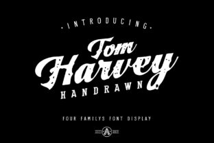 Tom Harvey: A Radiant Handwritten Font for Bold Digital Design