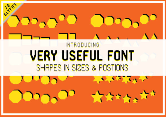 Very Useful: A Bold Dingbats Typeface for Modern Branding